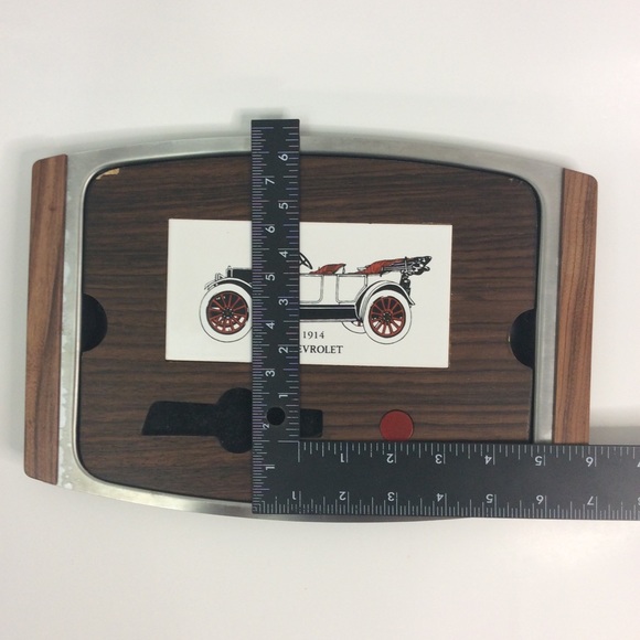 Vintage 1974 Chevrolet Technician Award Tray Board - Picture 13 of 14